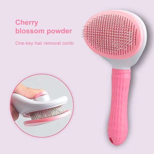 Pet Hair Remover Brush – Grooming Comb for Cats & Dogs, Long Hair Grooming & Cleaning Tool