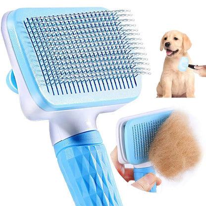 Pet Hair Remover Brush – Grooming Comb for Cats & Dogs, Long Hair Grooming & Cleaning Tool