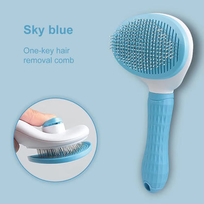 Pet Hair Remover Brush – Grooming Comb for Cats & Dogs, Long Hair Grooming & Cleaning Tool