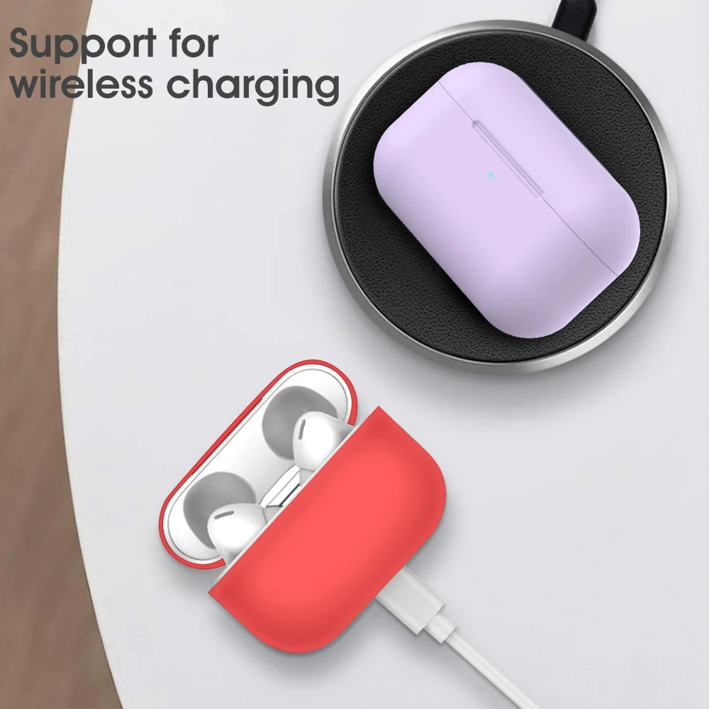 Soft Silicone AirPods Case - 20 Colors - Pro & AirPods 3