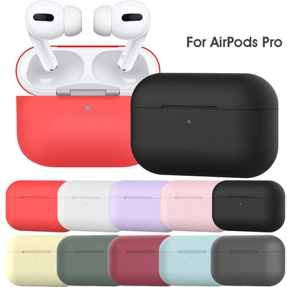 Soft Silicone AirPods Case - 20 Colors - Pro & AirPods 3