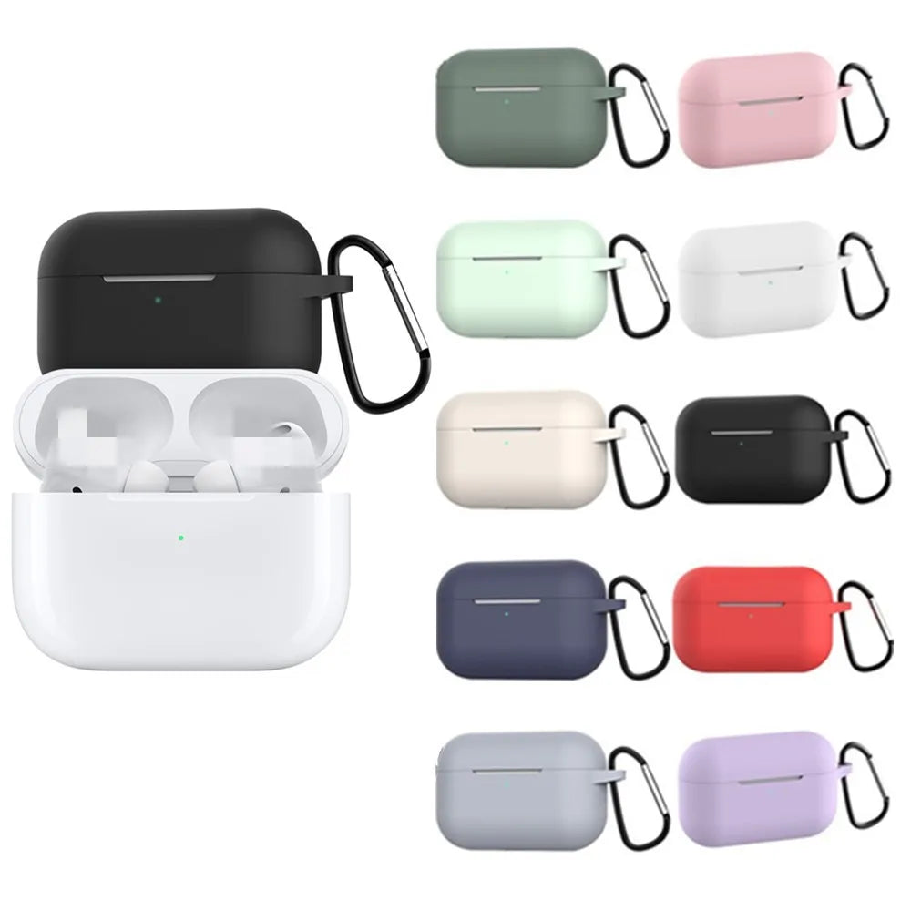 Soft Silicone AirPods Case - 20 Colors - Pro & AirPods 3