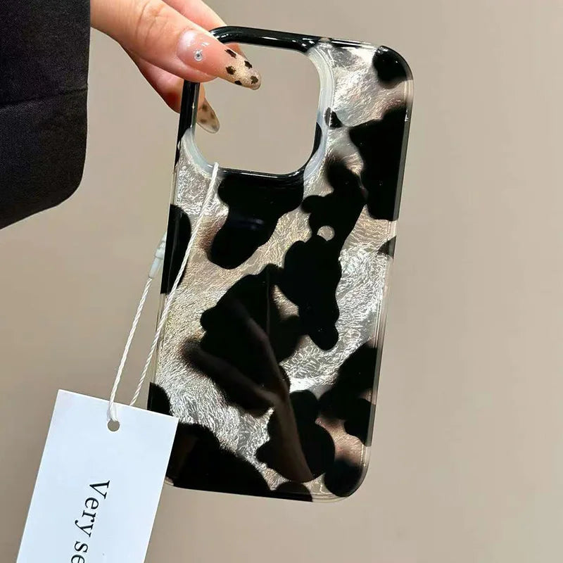 Gradient Leopard Print iPhone Case - Stylish Design