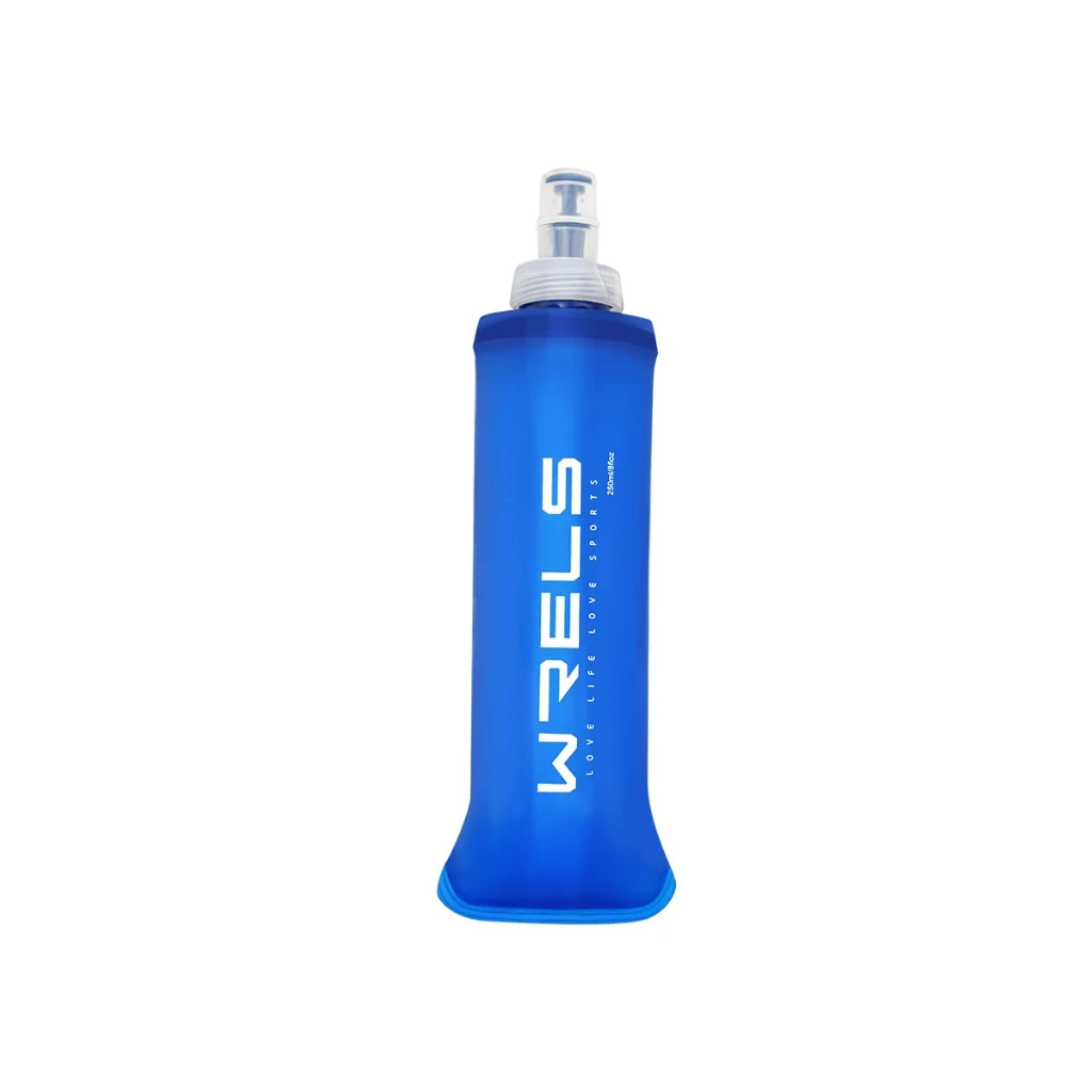 Collapsible Soft Flask Water Bottle - 500ml TPU BPA-Free - Running, Hiking