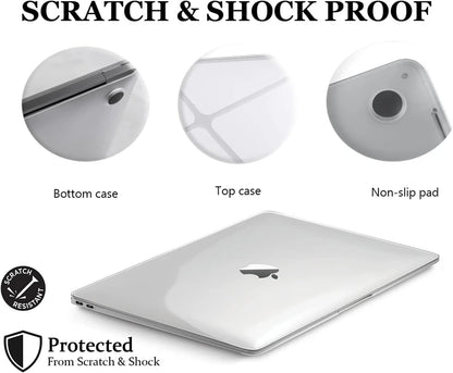 Crystal Clear MacBook Case - Hard Shell Protection