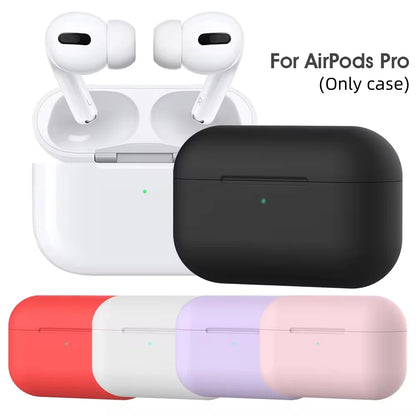 Soft Silicone AirPods Case - 20 Colors - Pro & AirPods 3
