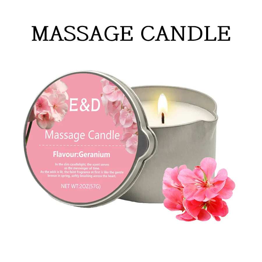 Massage Oil Candle,For Stress Relief and Skin Moisturizing,Scented Candles Aromatherapy SM Product Spa Essentials,Luxury Candles