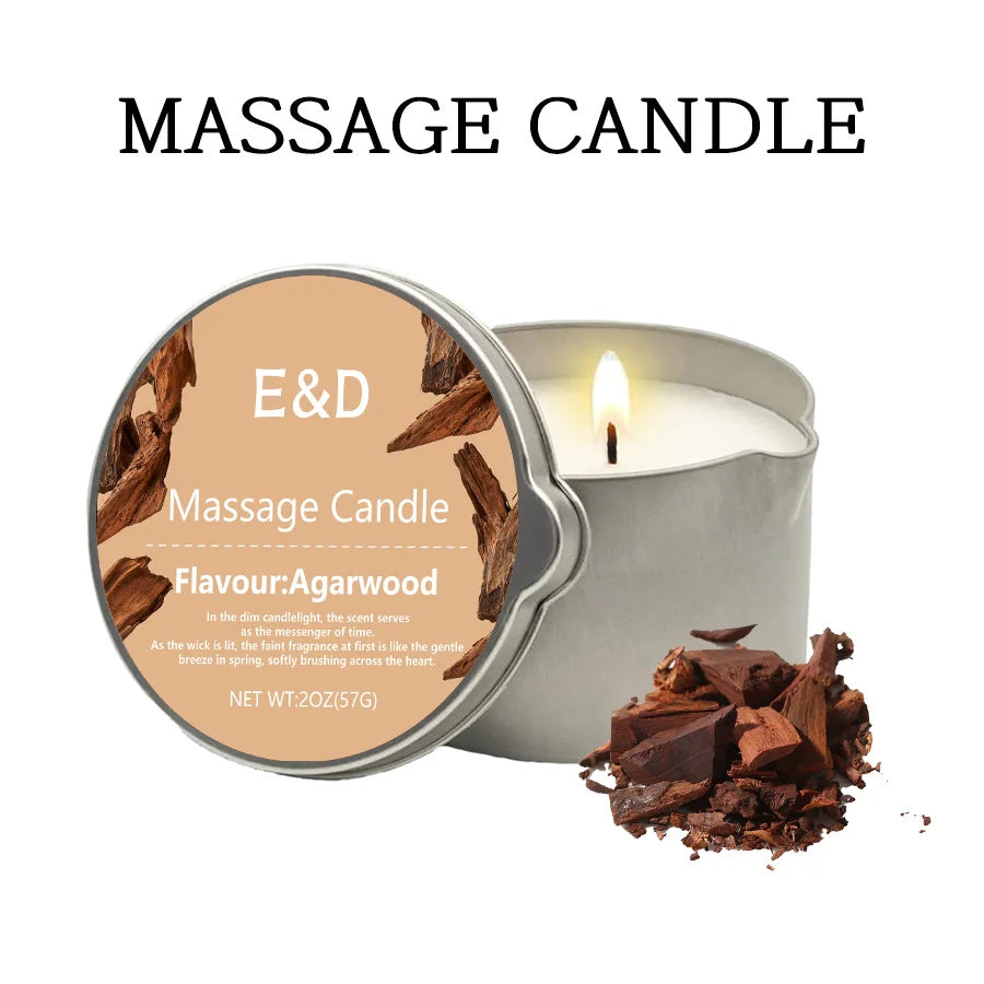 Massage Oil Candle,For Stress Relief and Skin Moisturizing,Scented Candles Aromatherapy SM Product Spa Essentials,Luxury Candles