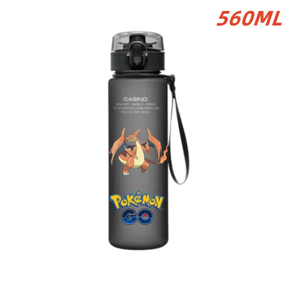 Pokemon Water Bottle - 560ml Pikachu Gengar - Kids Outdoor Sports