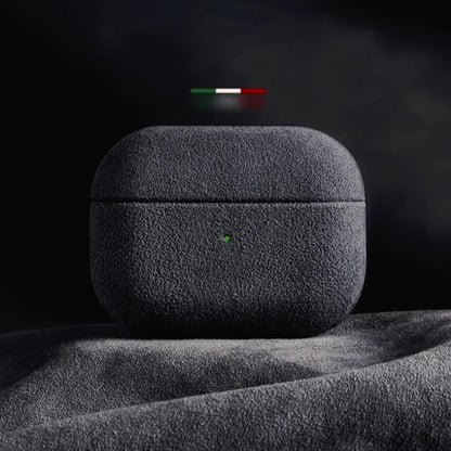 Luxury Italian Suede Leather AirPods Case - Pro 3, Pro 2, AirPods 4