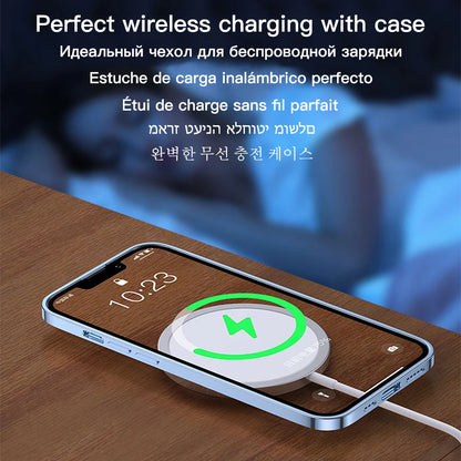 Crystal Clear MagSafe iPhone Case - Wireless Charging