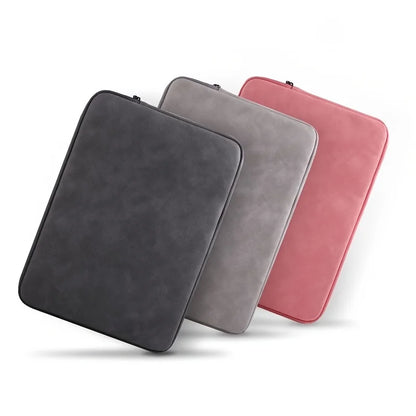 Premium PU Leather Laptop Sleeve - Slim Protective Case