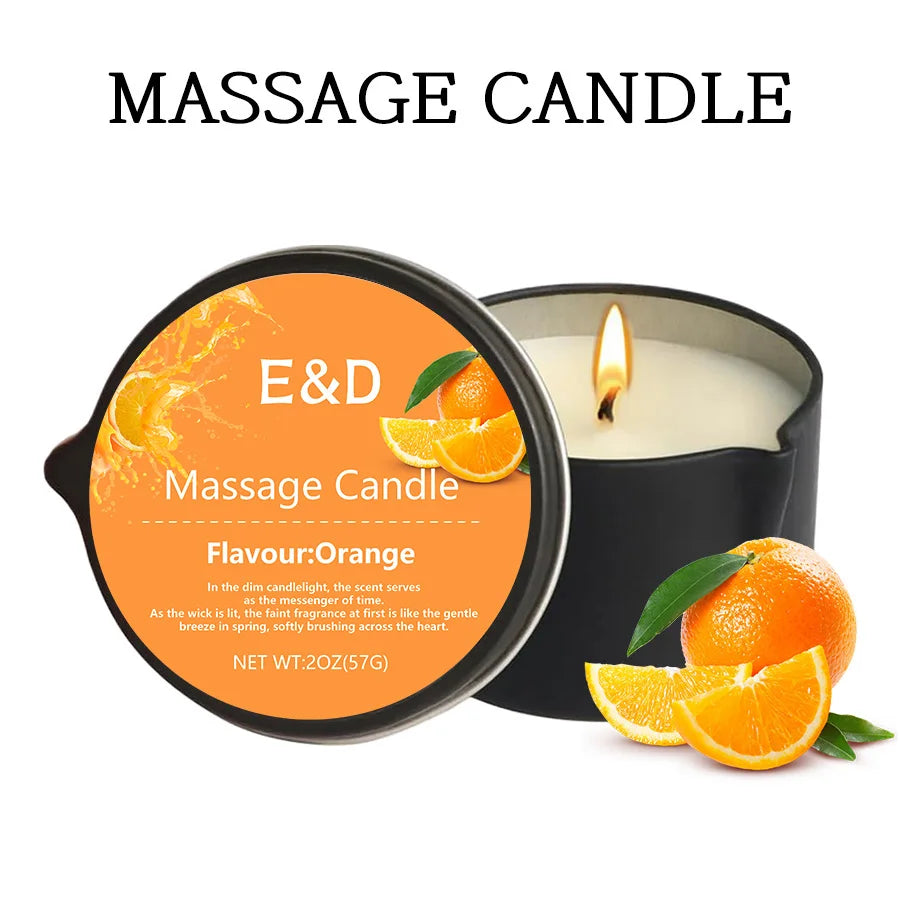 Massage Oil Candle,For Stress Relief and Skin Moisturizing,Scented Candles Aromatherapy SM Product Spa Essentials,Luxury Candles