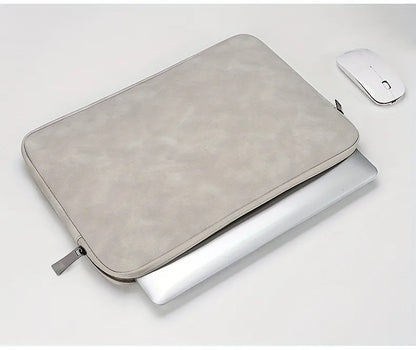 Premium PU Leather Laptop Sleeve - Slim Protective Case