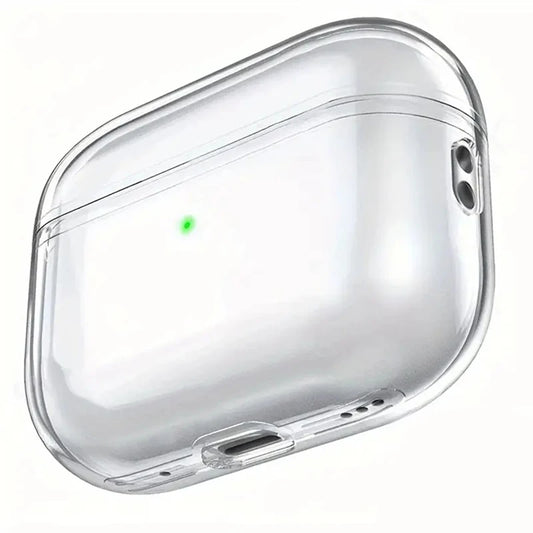 Clear TPU AirPods Case - Transparent Shockproof - Pro 3, AirPods 4