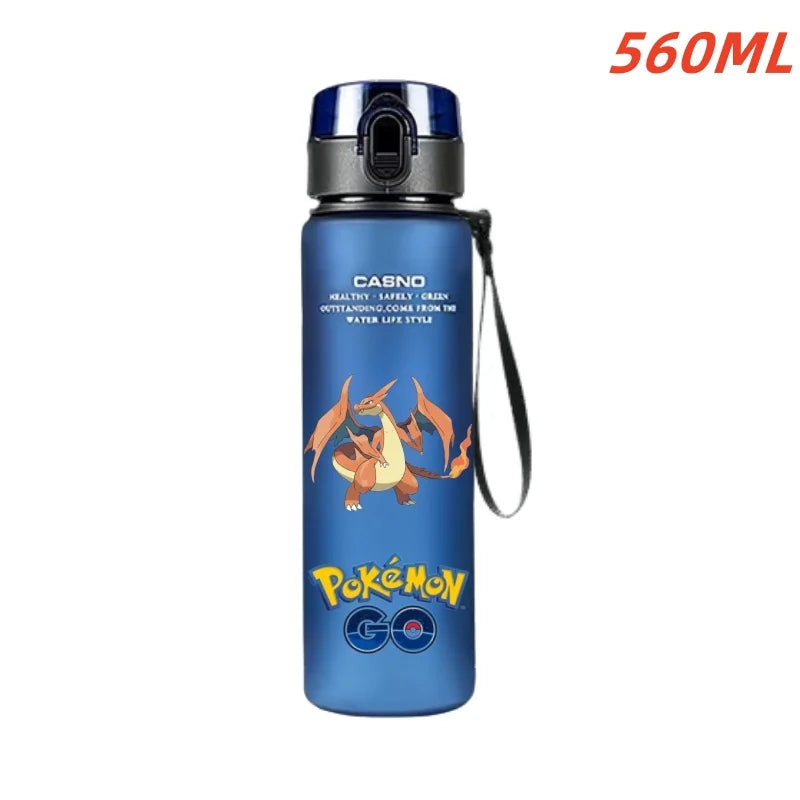 Pokemon Water Bottle - 560ml Pikachu Gengar - Kids Outdoor Sports