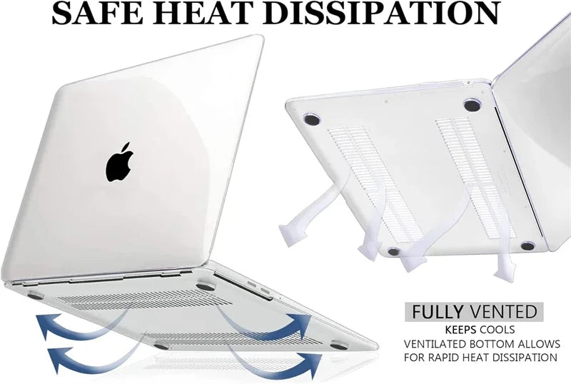 Crystal Clear MacBook Case - Hard Shell Protection
