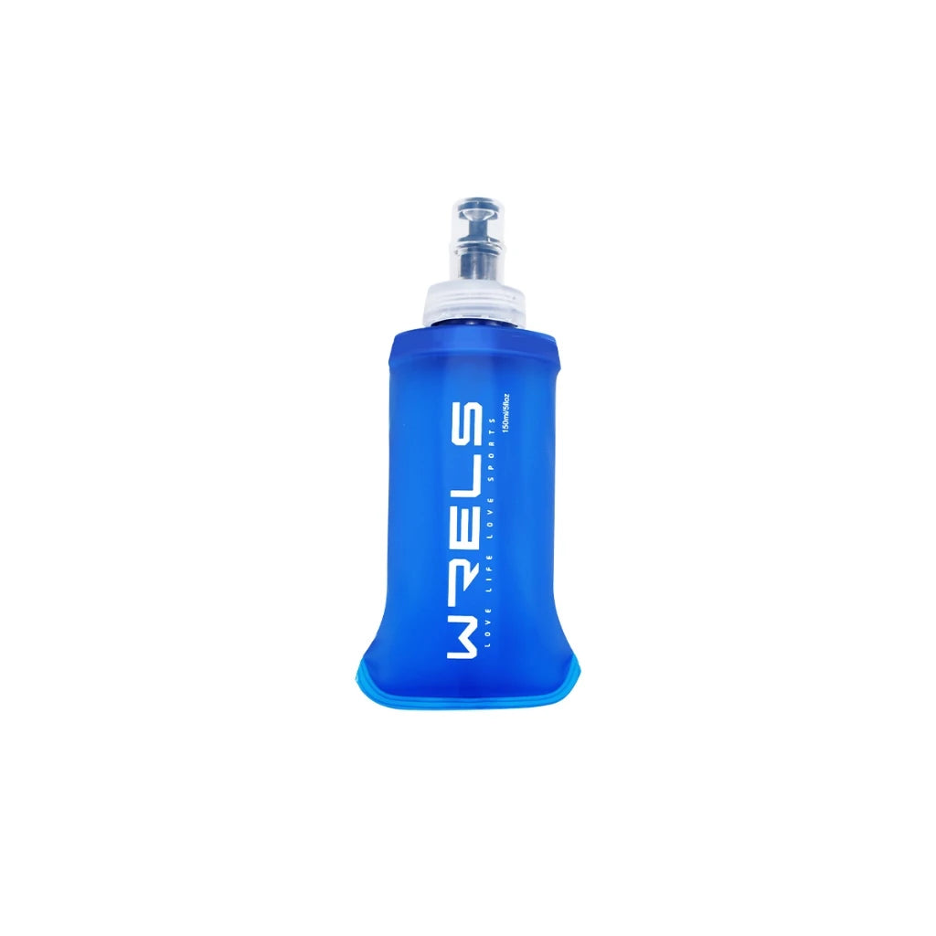 Collapsible Soft Flask Water Bottle - 500ml TPU BPA-Free - Running, Hiking