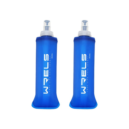 Collapsible Soft Flask Water Bottle - 500ml TPU BPA-Free - Running, Hiking