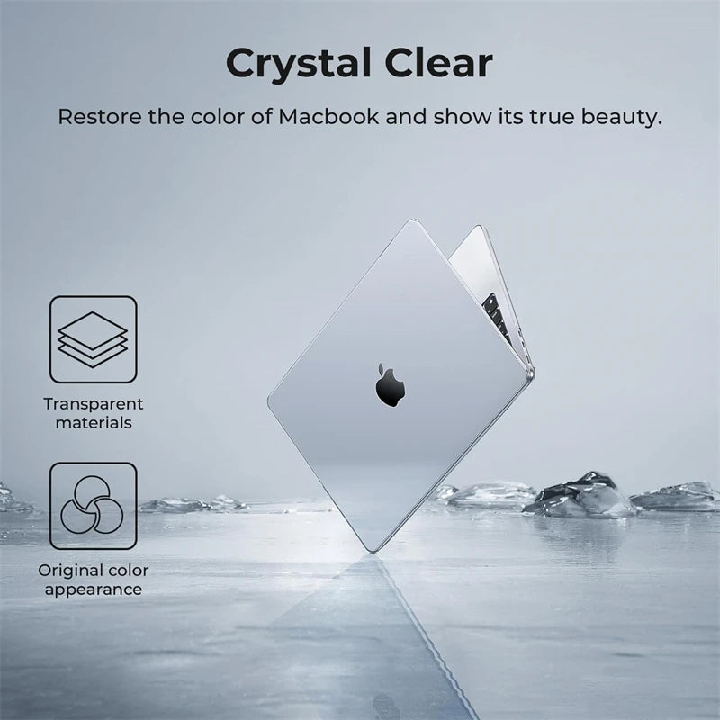 Crystal Clear MacBook Case - Hard Shell Protection