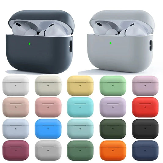 Ultra-Thin Silicone AirPods Case - Slim Fit - Pro 2, AirPods 3, 1/2