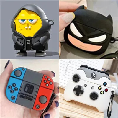 Cute Cartoon AirPods Case - Fun Designs - AirPods 4, 3, Pro 2