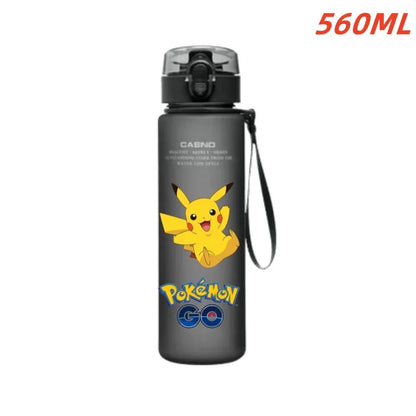 Pokemon Water Bottle - 560ml Pikachu Gengar - Kids Outdoor Sports