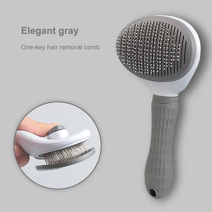 Pet Hair Remover Brush – Grooming Comb for Cats & Dogs, Long Hair Grooming & Cleaning Tool